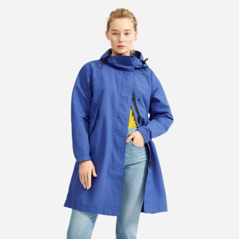 Everlane ReNew Anorak raincoat size xs